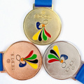 Médaille de prix Sports de football doublé Double 3D personnalisé avec médaillon de souvenirs à collection de ruban